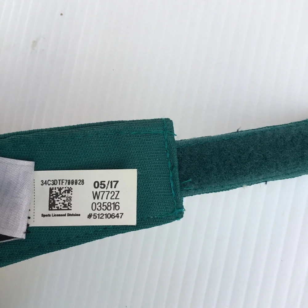 Adidas Forest Green Adjustable Cotton Athletic Golf Visor W772Z‎ 035816 OSFA